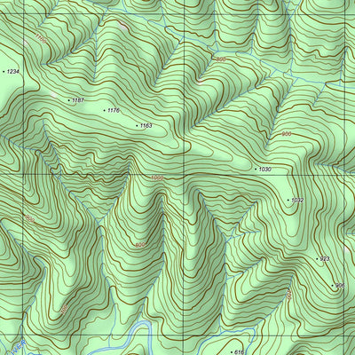 nswtopo 8223-3-S TAMBORITHA SOUTH digital map