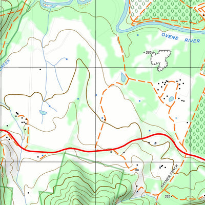 nswtopo 8224-1-S BRIGHT SOUTH digital map