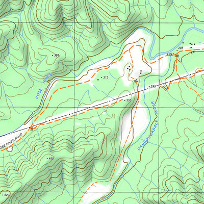 nswtopo 8224-3-N DANDONGADALE NORTH digital map