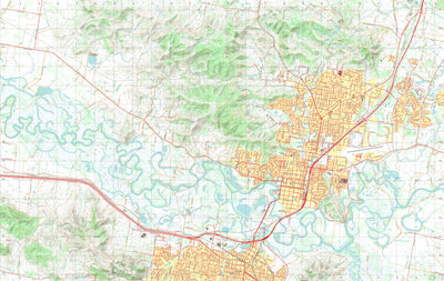 nswtopo 8225-1-N ALBURY NORTH digital map