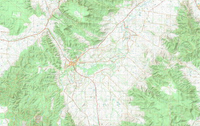 nswtopo 8225-2-N YACKANDANDAH NORTH digital map