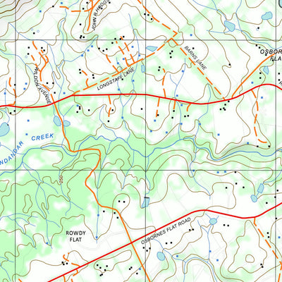 nswtopo 8225-2-N YACKANDANDAH NORTH digital map