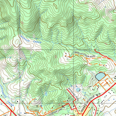 nswtopo 8225-2-N YACKANDANDAH NORTH digital map