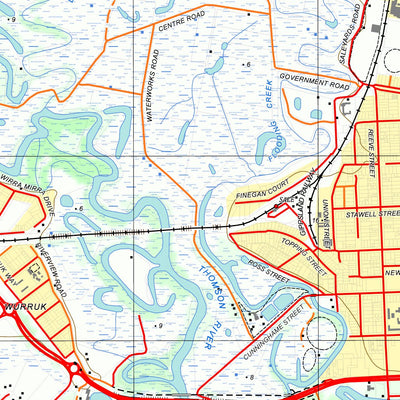 nswtopo 8321-4-N SALE NORTH digital map