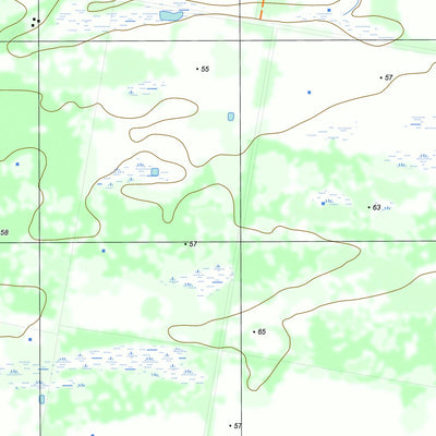 nswtopo 8322-2-S LINDENOW SOUTH digital map