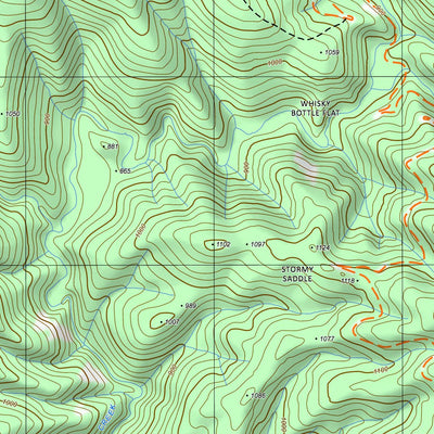 nswtopo 8323-4-S DARGO PLAINS SOUTH digital map