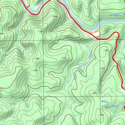 nswtopo 8422-1-N BRUTHEN NORTH digital map
