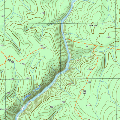 nswtopo 8422-1-S BRUTHEN SOUTH digital map