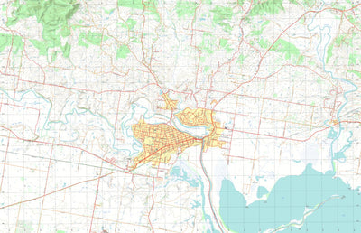 nswtopo 8422-3-N BAIRNSDALE NORTH digital map