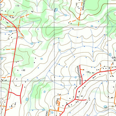 nswtopo 8422-3-N BAIRNSDALE NORTH digital map