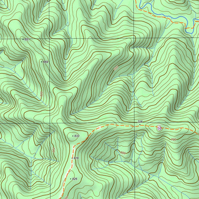 nswtopo 8423-3-S BROOKVILLE SOUTH digital map