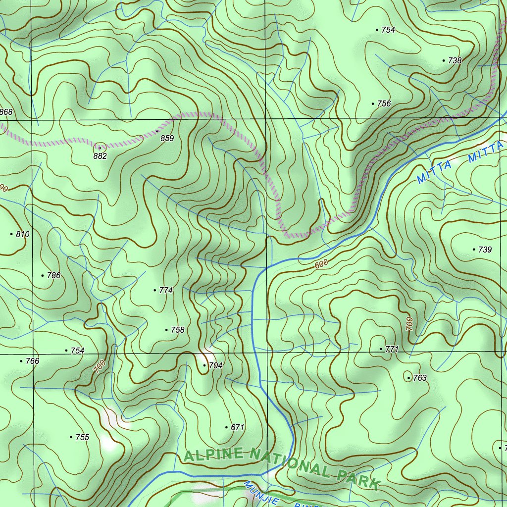 8424-3-S BENAMBRA SOUTH Map by nswtopo | Avenza Maps