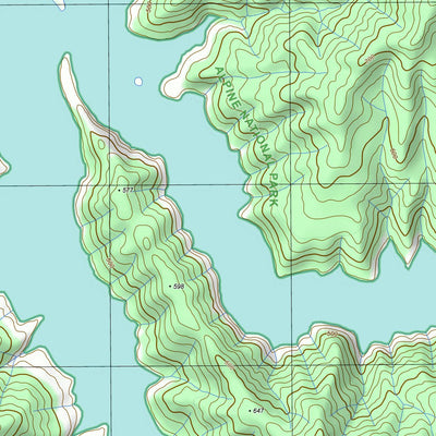 nswtopo 8424-4-S DART SOUTH digital map
