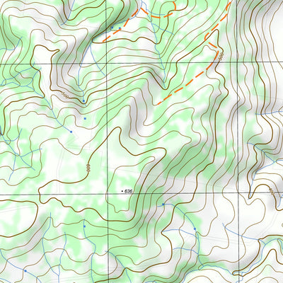 nswtopo 8425-1-N CORRYONG NORTH digital map