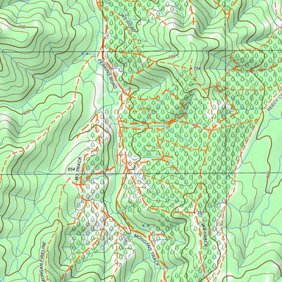 nswtopo 8425-3-N CRAVENSVILLE NORTH digital map