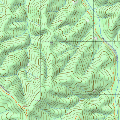 nswtopo 8425-3-S CRAVENSVILLE SOUTH digital map