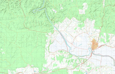 nswtopo 8522-1-S ORBOST SOUTH digital map