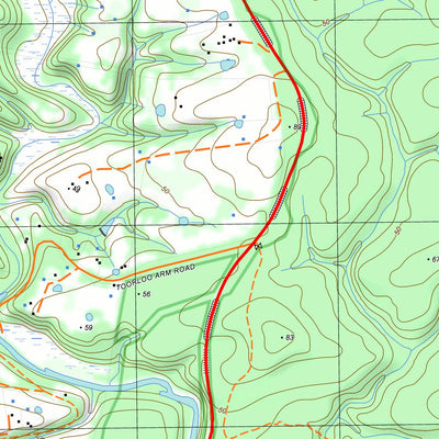 nswtopo 8522-3-N TYERS NORTH digital map