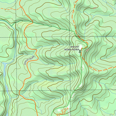 nswtopo 8522-4-S NOWA NOWA SOUTH digital map