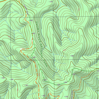 nswtopo 8523-2-S YALMY SOUTH digital map