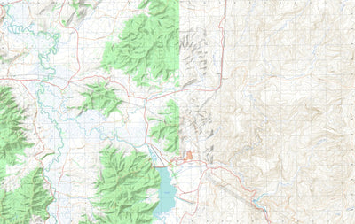 nswtopo 8525-4-S KHANCOBAN SOUTH digital map