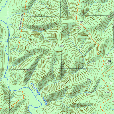 nswtopo 8622-4-S MURRUNGOWAR SOUTH digital map