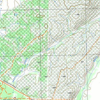 nswtopo 8623-1-S BENDOC SOUTH digital map