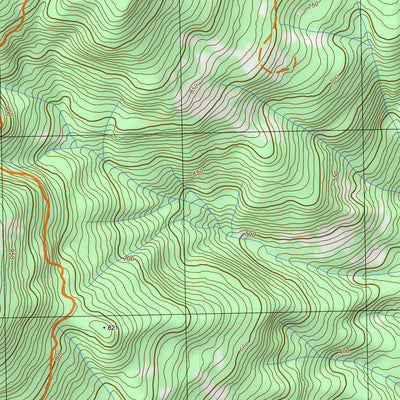 nswtopo 8623-2-N ELLERY NORTH digital map