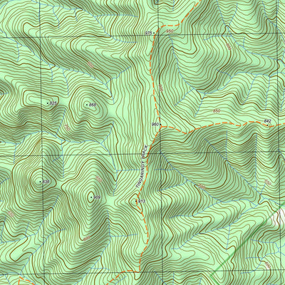 nswtopo 8623-4-N BONANG NORTH digital map