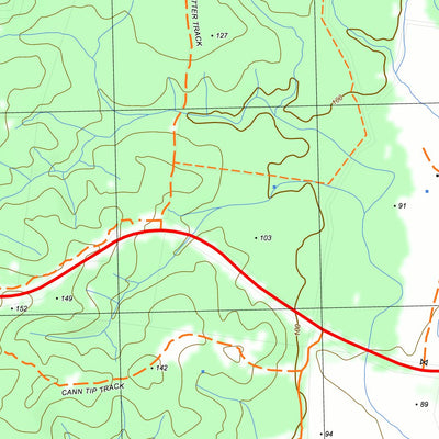 nswtopo 8722-4-N CANN NORTH digital map