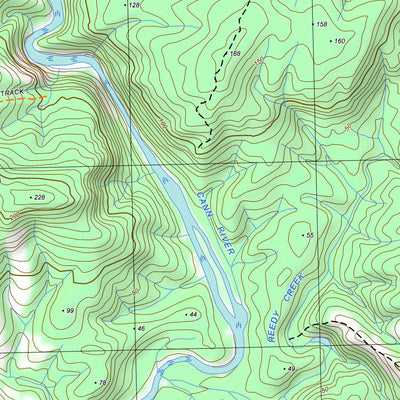 nswtopo 8722-4-S CANN SOUTH digital map