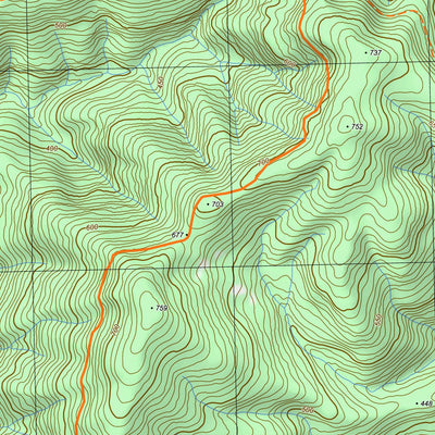 nswtopo 8723-3-S COMBIENBAR SOUTH digital map