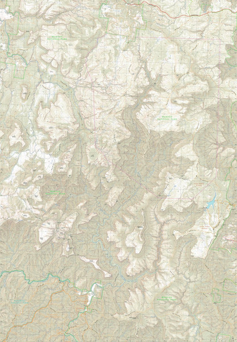nswtopo The Budawangs: A Bushwalker's Guide (East) digital map