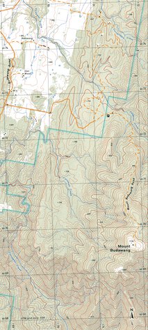 nswtopo The Budawangs: A Bushwalker's Guide (Mount Budawang) digital map