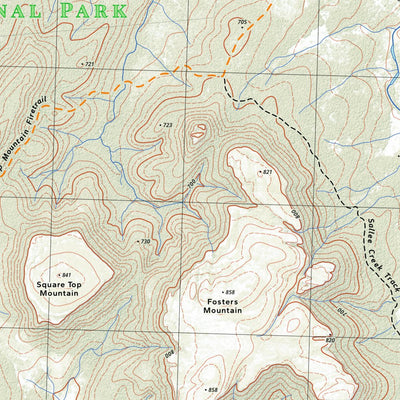 nswtopo The Budawangs: A Bushwalker's Guide (West) digital map