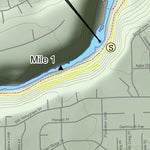 NW River Maps Deschutes River Meadowcamp SC Whitewater Run IV/IV+ digital map