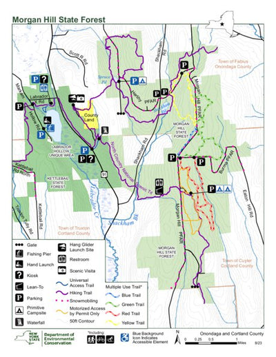 NYSDEC Morgan Hill State Forest digital map