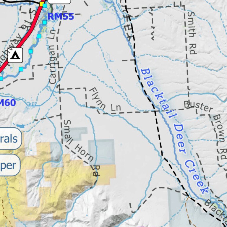 Beaverhead Spring Beaverhead River Map by Off The Grid Maps | Avenza Maps