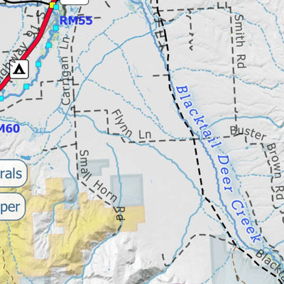 Off The Grid Maps Beaverhead River digital map