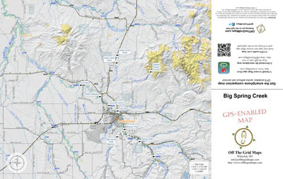 Off The Grid Maps Big Spring Creek digital map