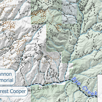 Off The Grid Maps Bitterroot River Darby to Victor digital map