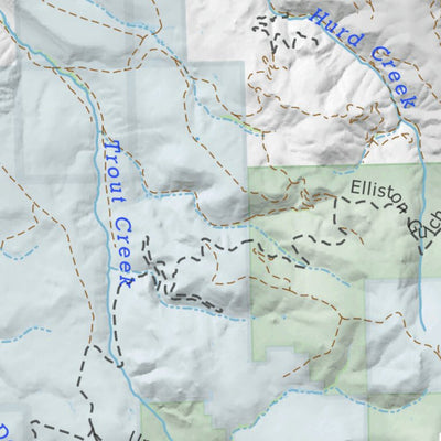 Off The Grid Maps Little Blackfoot River Garrison to Elliston digital map