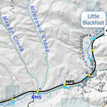 Off The Grid Maps Little Blackfoot River Garrison to Elliston digital map