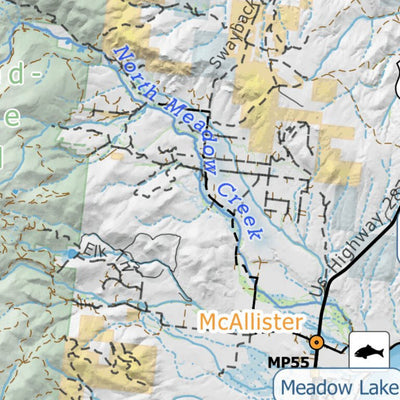 Off The Grid Maps Madison River Ennis to Three Forks digital map