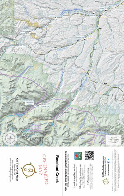 Off The Grid Maps Rosebud Creek digital map