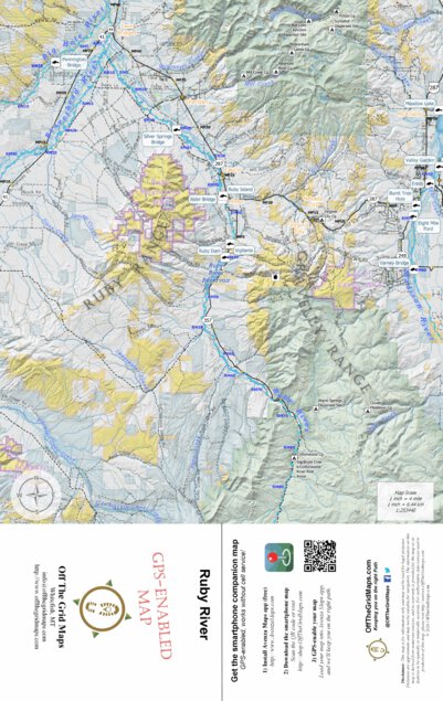 Ruby River Map by Off The Grid Maps | Avenza Maps