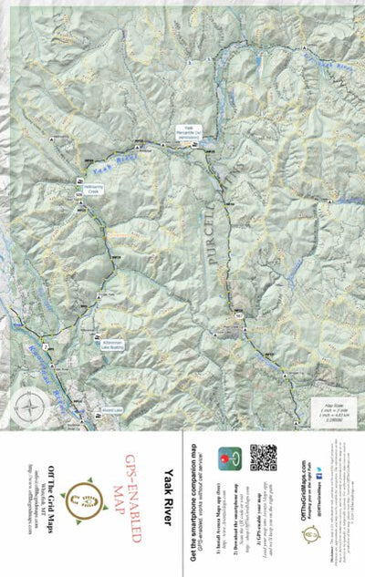Off The Grid Maps Yaak River digital map