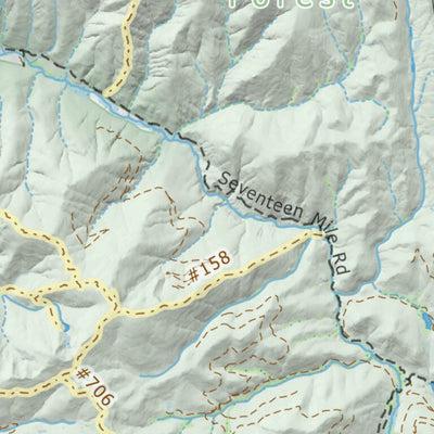 Off The Grid Maps Yaak River digital map
