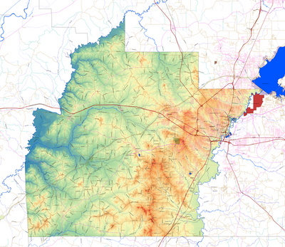 Hinds County, Mississippi (topo) Preview 1