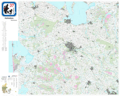OnlyMaps.dk 37_Holstebro_kommune_DK digital map